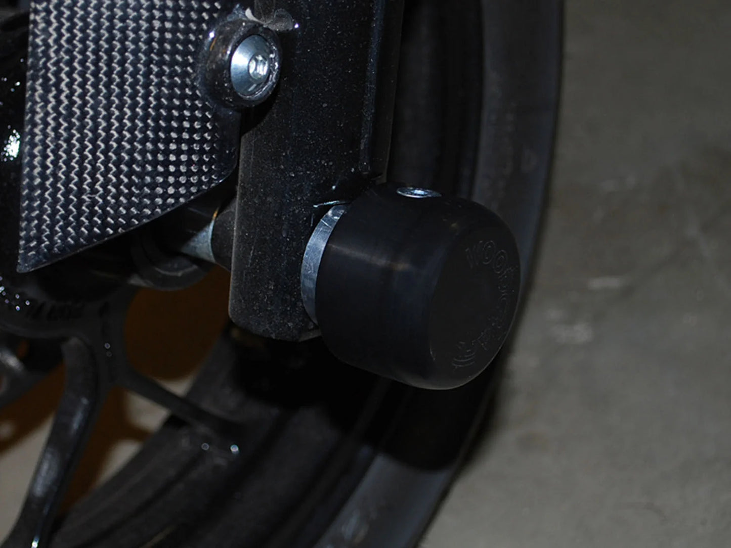 Woodcraft Honda Grom & Kawasaki Z125 Front or Rear Axle Sliders