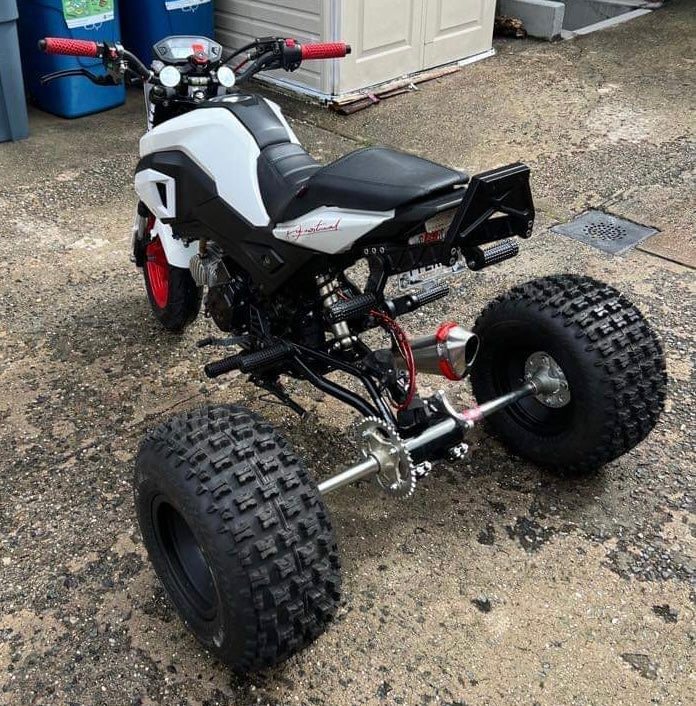 StunterX Honda Grom Trike Conversion Swinngarm