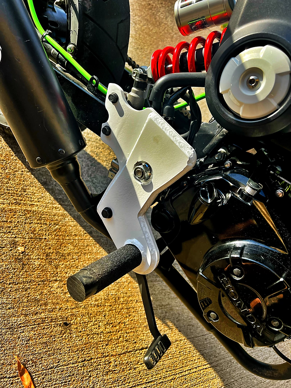 Angry Stuntz Honda Grom Rear Sets Stage 2