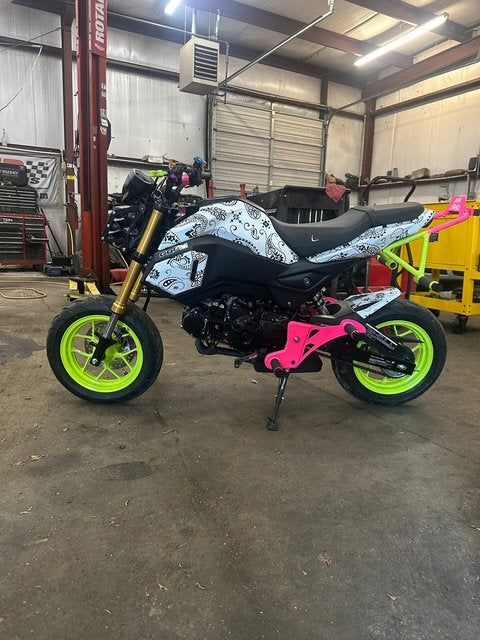Angry Stuntz Honda Grom Rear Set Passenger Pegs Stage 2