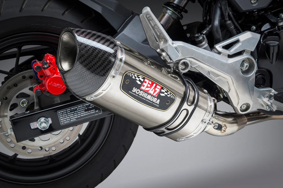 Yoshimura U.S. Spec Grom 17-20 Race R-77 Stainless Full Exhaust w/ Stainless Muffler