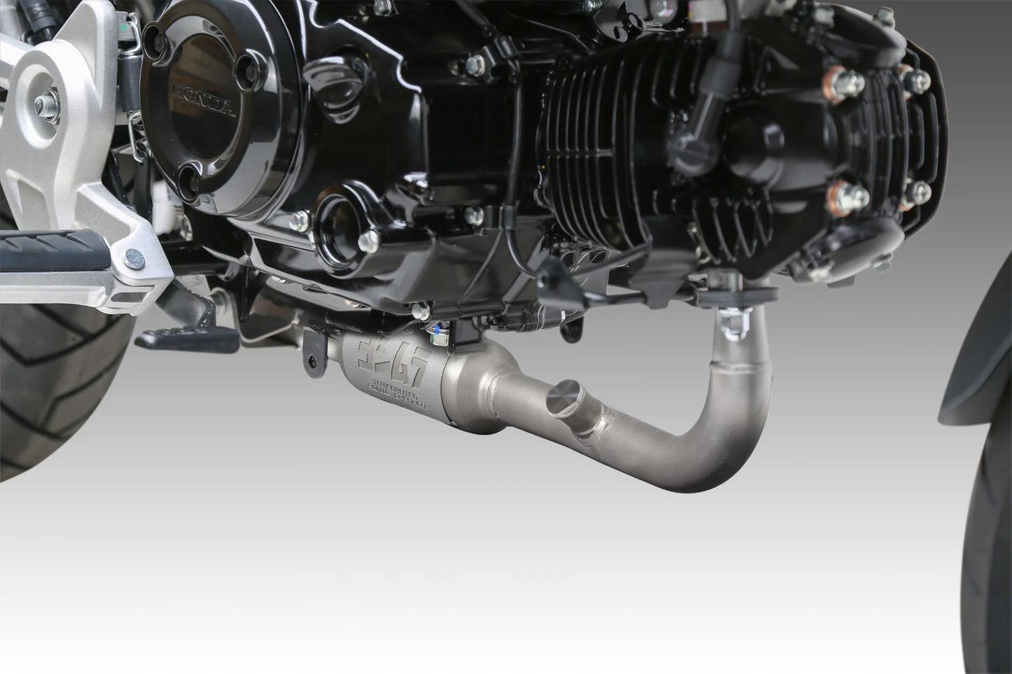 Yoshimura Honda Grom 2022-2026 RS 9T Stainless High Mount Full Exhaust w/ Stainless Muffler
