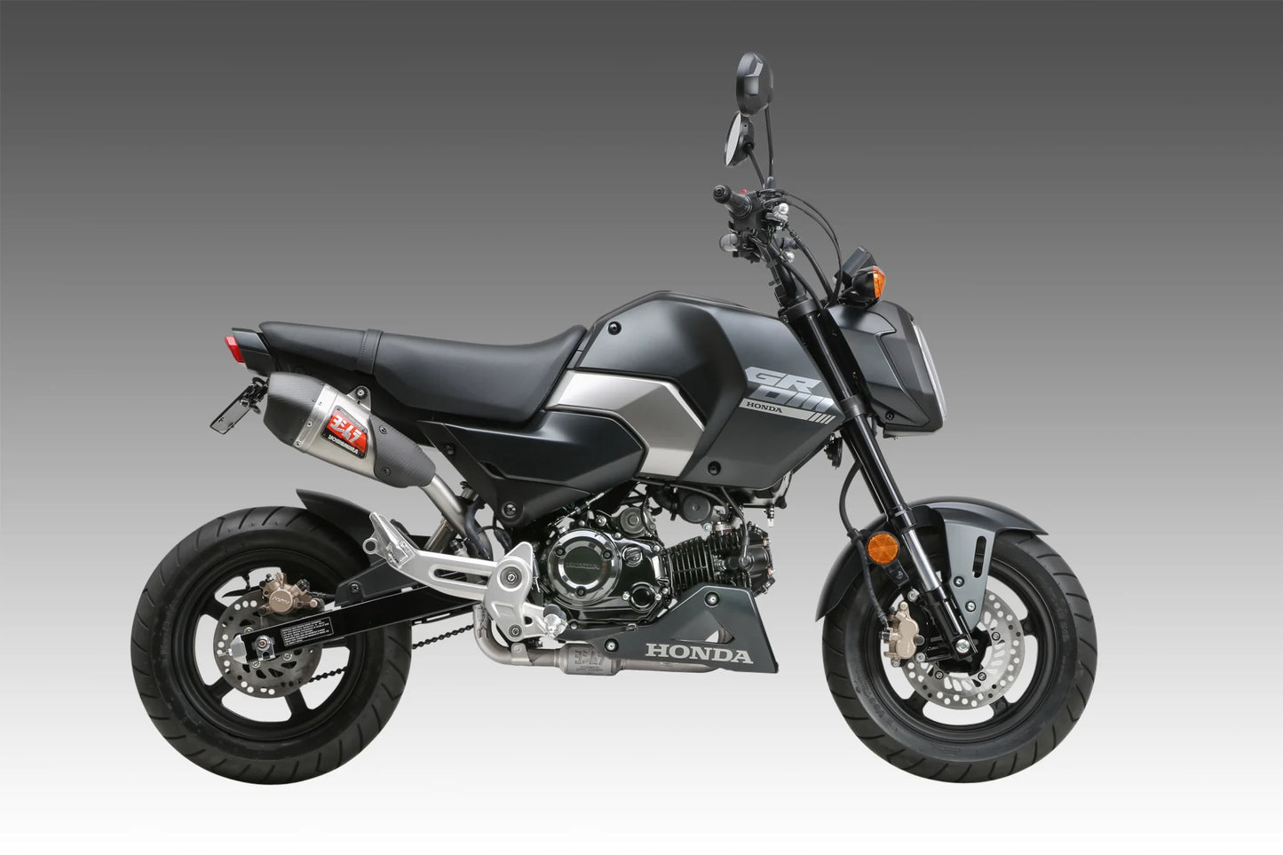 Yoshimura Honda Grom 2022-2026 RS 9T Stainless High Mount Full Exhaust w/ Stainless Muffler