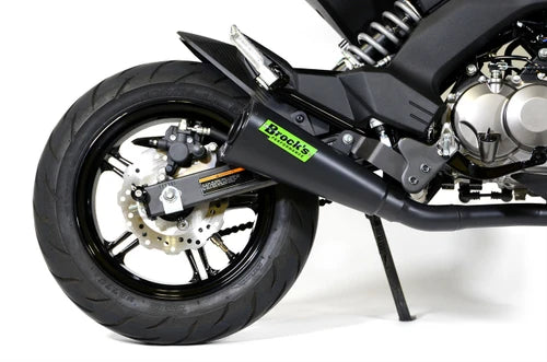 Brock's Performance Alien Head 2 Full System Black Cerakote® 12" Muffler Z125 Pro (17-26)