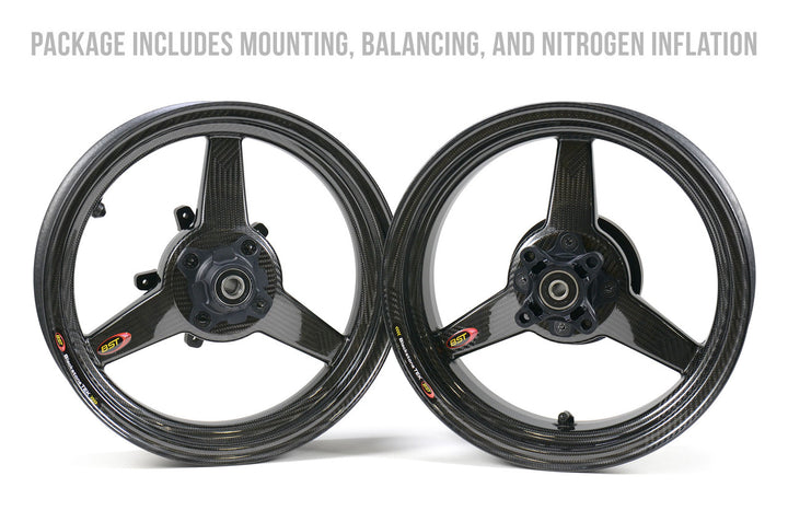 Brock's Performance BST Wheel & Tire Package (OEM Size) for ABS Honda Grom (14-25) and Monkey (19-24)
