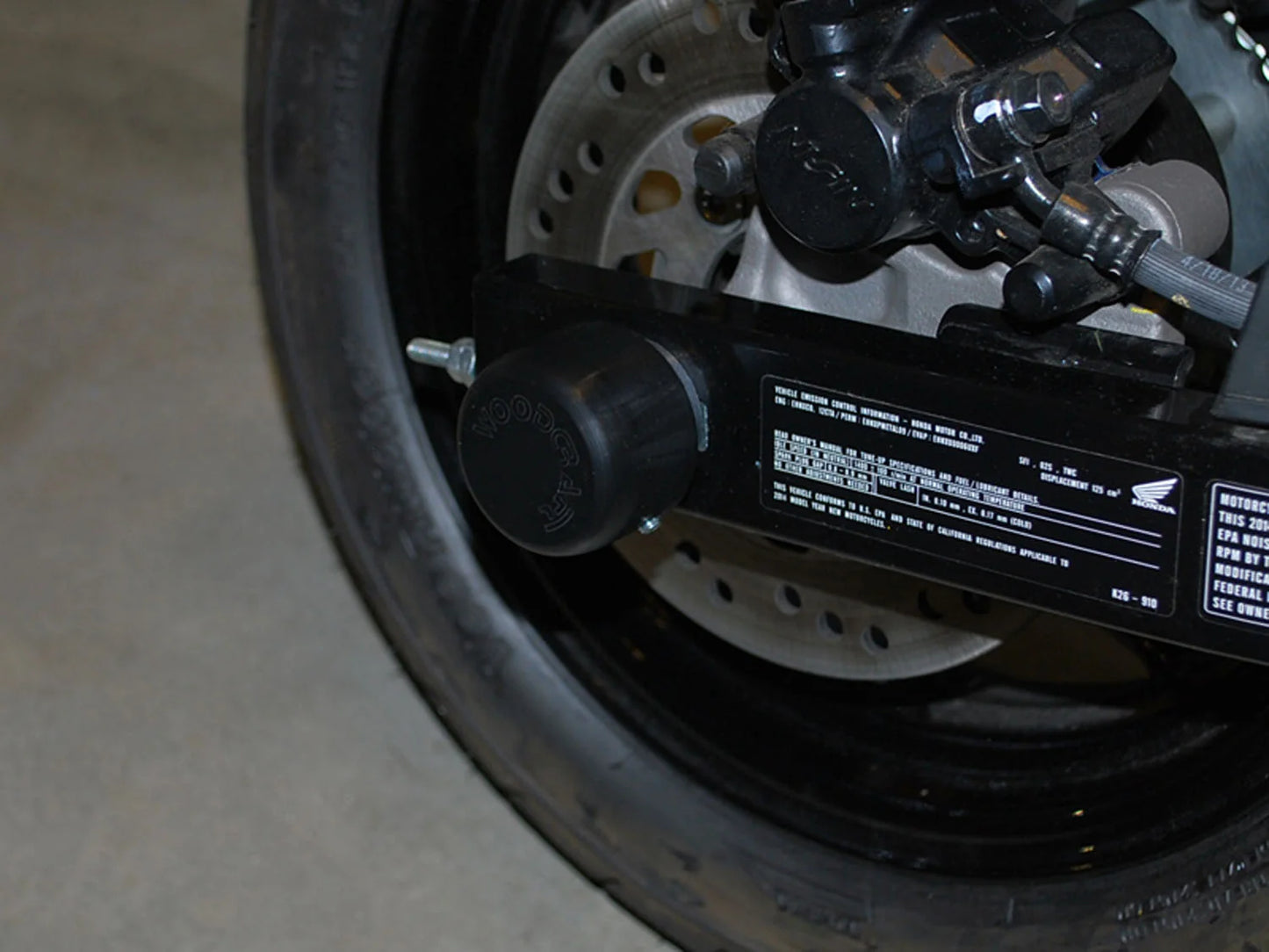 Woodcraft Honda Grom & Kawasaki Z125 Front or Rear Axle Sliders