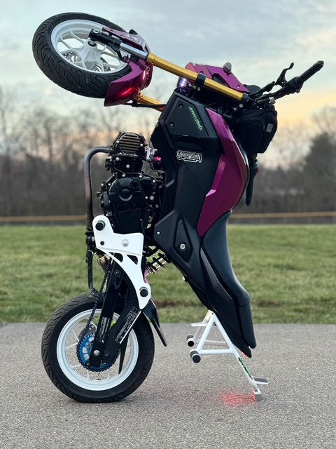 Angry Stuntz Honda Grom Rear Set Passenger Pegs Stage 2