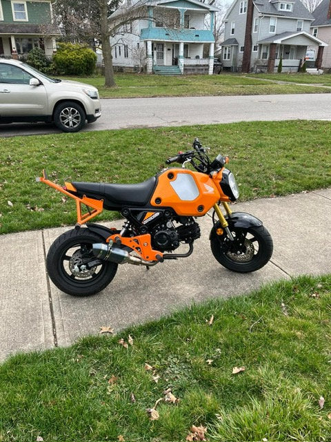 Angry Stuntz Honda Grom Rear Set Passenger Pegs Stage 2