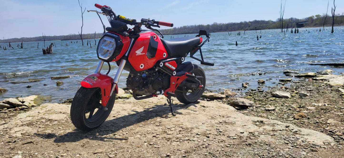 Angry Stuntz Honda Grom Rear Set Passenger Pegs Stage 2
