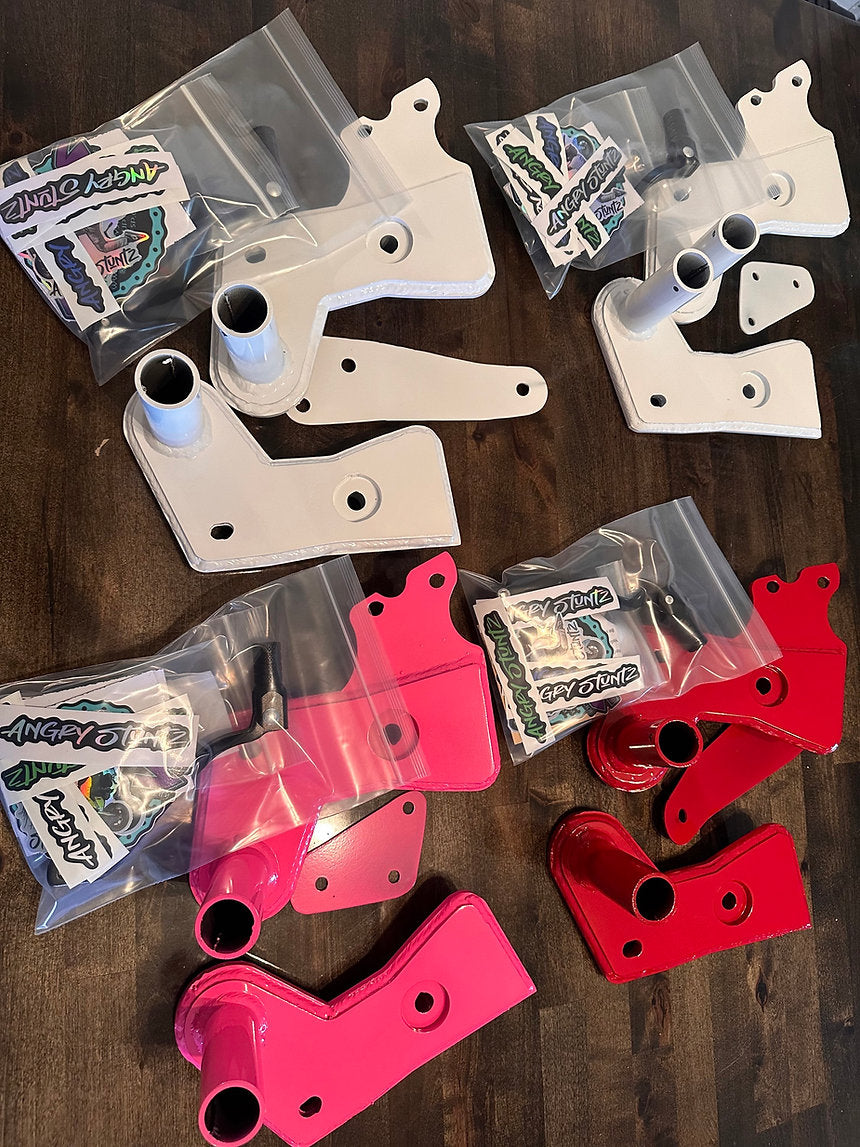Angry Stuntz Honda Grom SUPREME BUNDLE SubCage/Rear Sets/Axle Sliders/Frame Stiffies